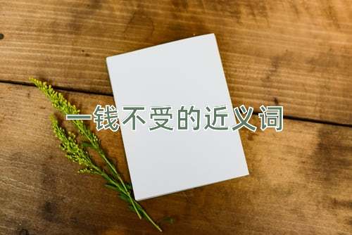一钱不受的近义词