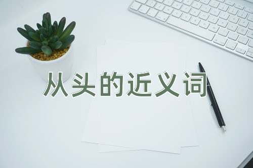 从头的近义词