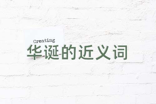 华诞的近义词