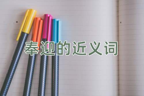 奉迎的近义词