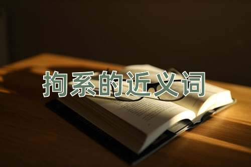 拘系的近义词