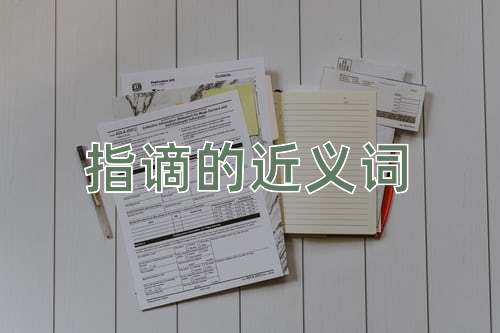 指谪的近义词