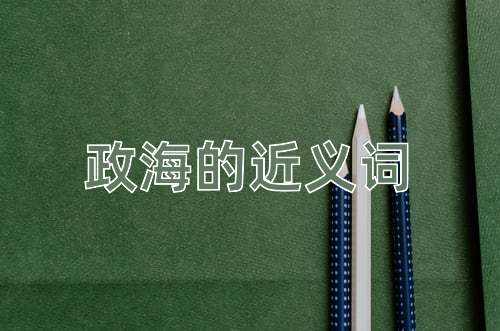 政海的近义词