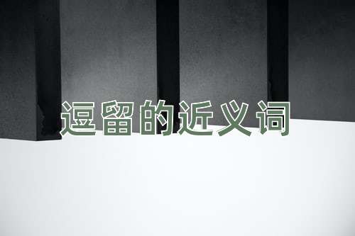 逗留的近义词
