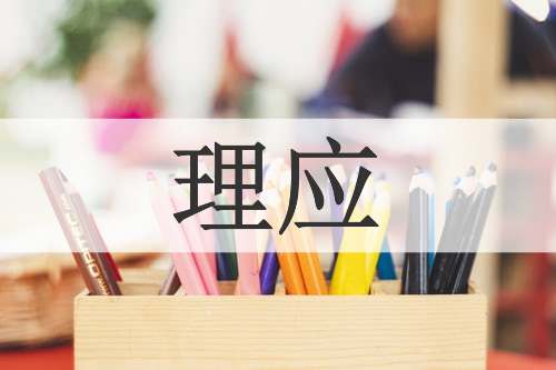 理应