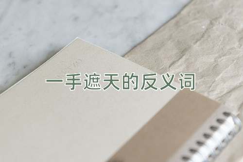 一手遮天的反义词