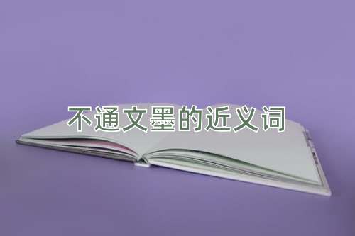 不通文墨的近义词