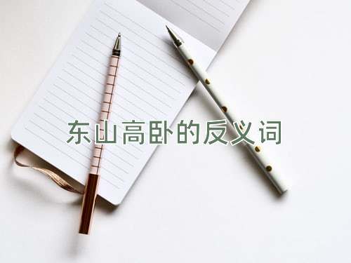 东山高卧的反义词