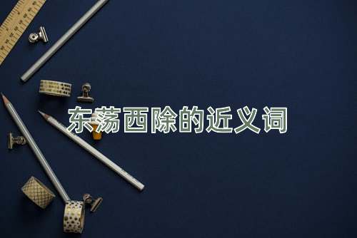 东荡西除的近义词