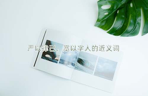严以律己，宽以字人的近义词