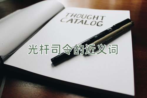 光杆司令的近义词