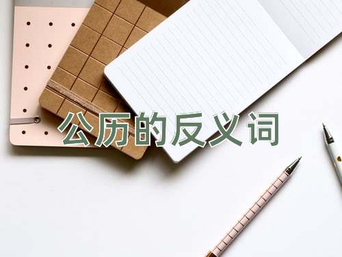 公历的反义词