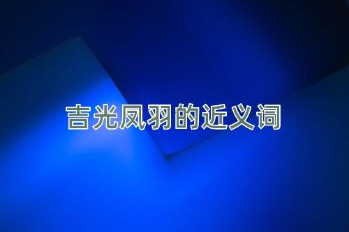 吉光凤羽的近义词