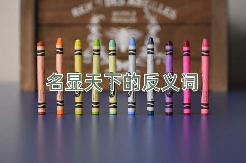 名显天下的反义词