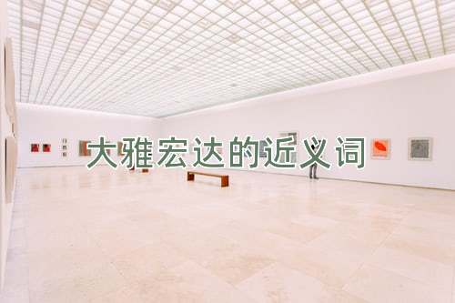 大雅宏达的近义词