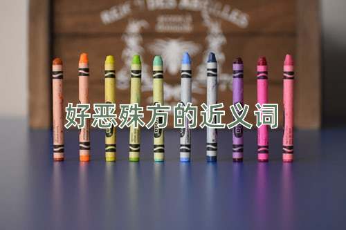 好恶殊方的近义词