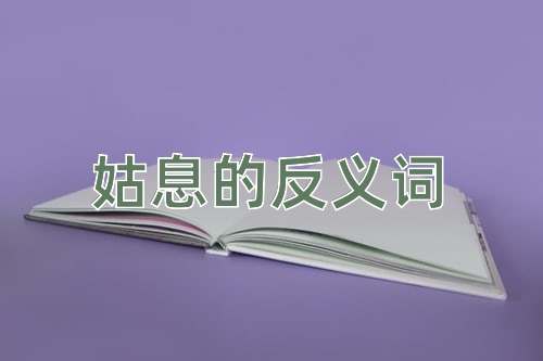 姑息的反义词