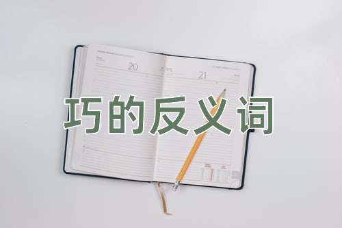 巧的反义词