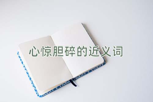 心惊胆碎的近义词