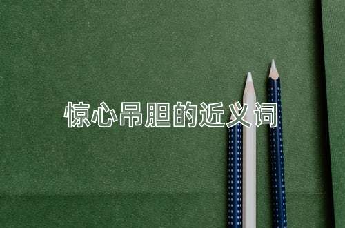 惊心吊胆的近义词