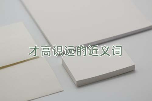 才高识远的近义词