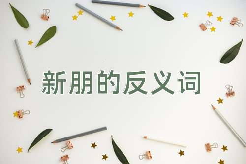 新朋的反义词