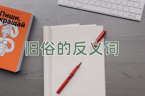 旧俗的反义词