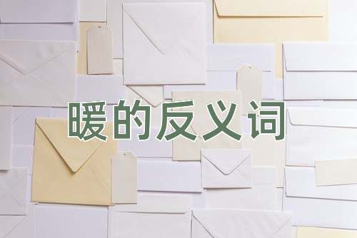 暖的反义词