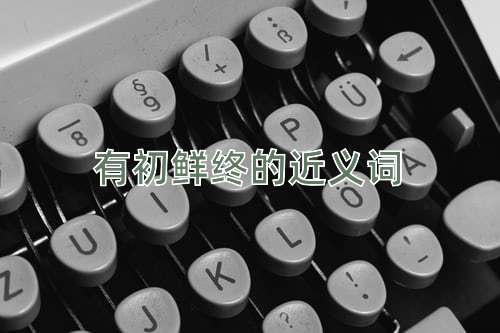 有初鲜终的近义词