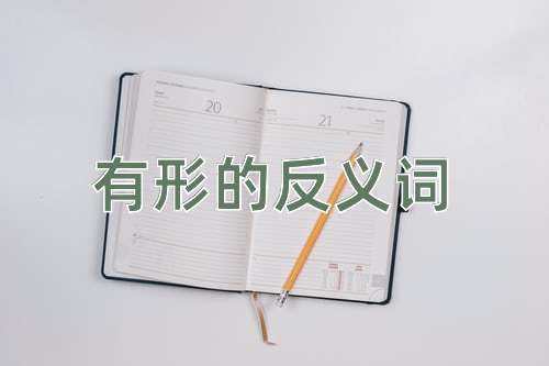 有形的反义词