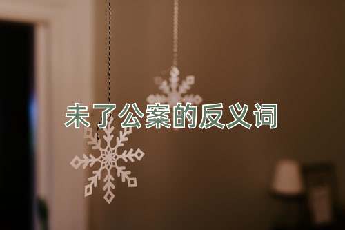 未了公案的反义词