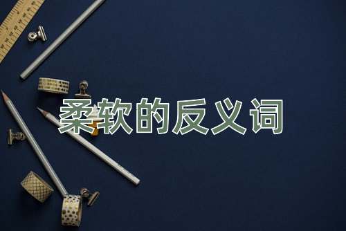 柔软的反义词