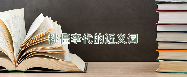 桃僵李代的近义词