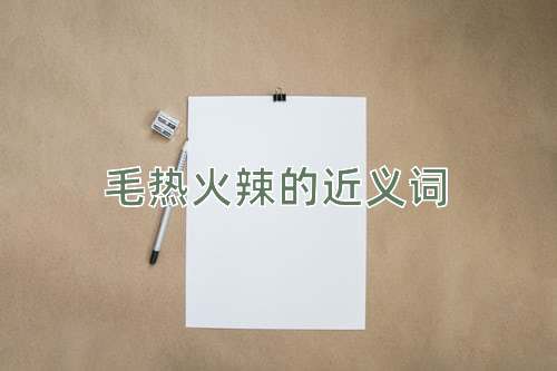 毛热火辣的近义词