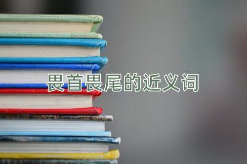 畏首畏尾的近义词