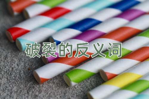 破裂的反义词