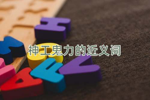 神工鬼力的近义词