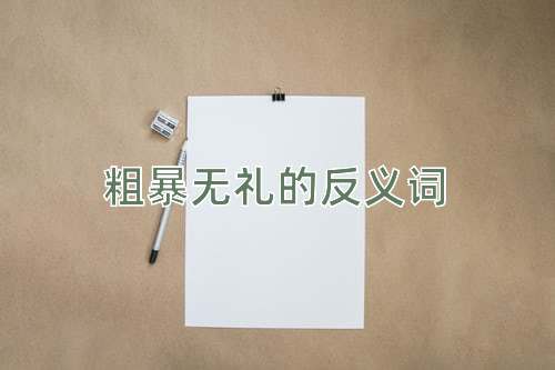 粗暴无礼的反义词