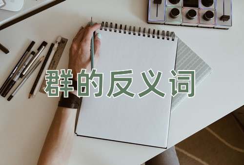 群的反义词