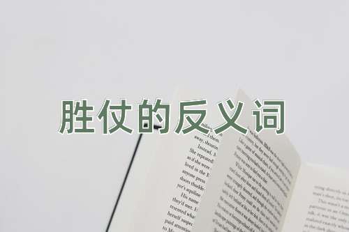 胜仗的反义词