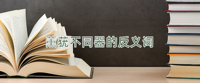 薰莸不同器的反义词