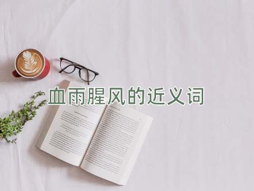 血雨腥风的近义词