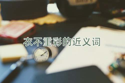 衣不重彩的近义词