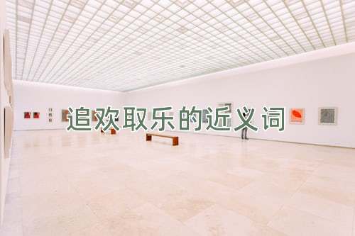 追欢取乐的近义词