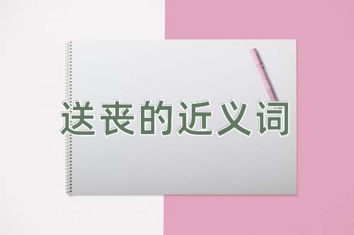 送丧的近义词