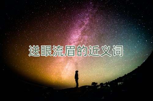 送眼流眉的近义词