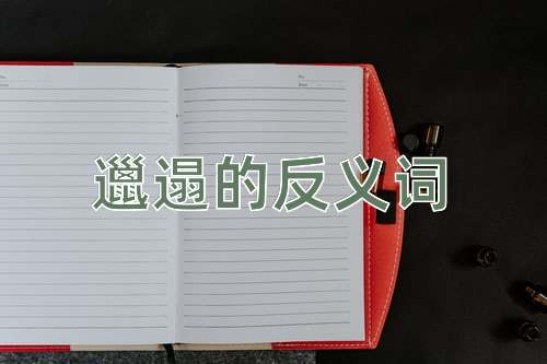 邋遢的反义词