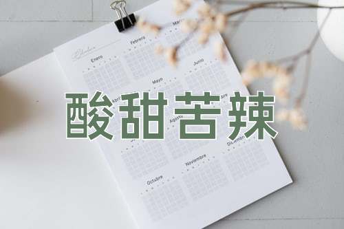 成语酸甜苦辣