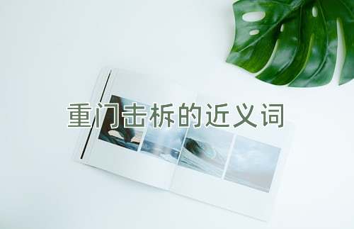重门击柝的近义词