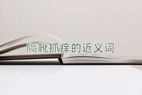 隔靴抓痒的近义词